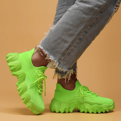 OrthoCloud - Ergonomic & Supportive Shoes (Lime Green)